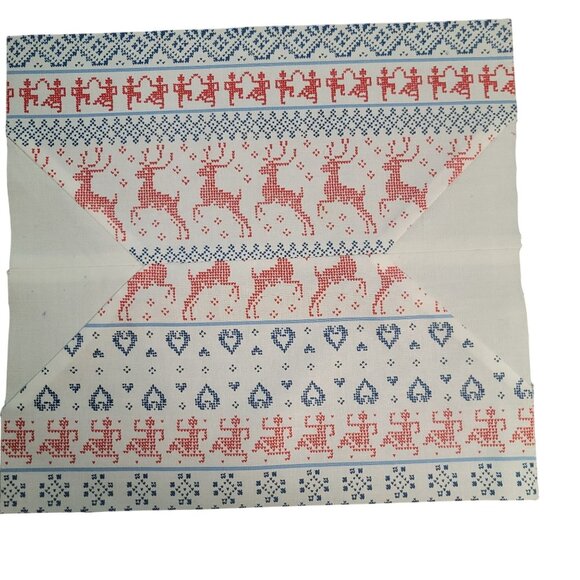 Snowball 14 Completed Quilting Blocks 10" Nordic Design Cotton Fabric Squares - Picture 11 of 16